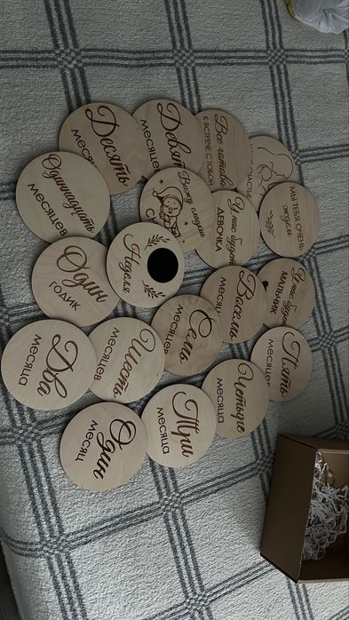 Карточки для младенца НОВЫЕ для фотосессий фото