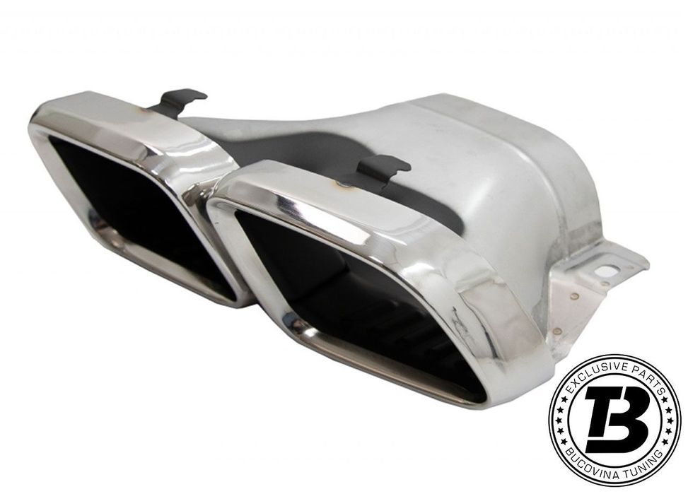 Difuzor Bara Spate cu Ornamente compatibil cu Mercedes C Class W205 C63 Design