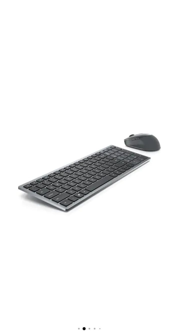 Комплект Безжични Клавиатура + Мишка Dell Premier KM7321W, 2.4GHz&Blue