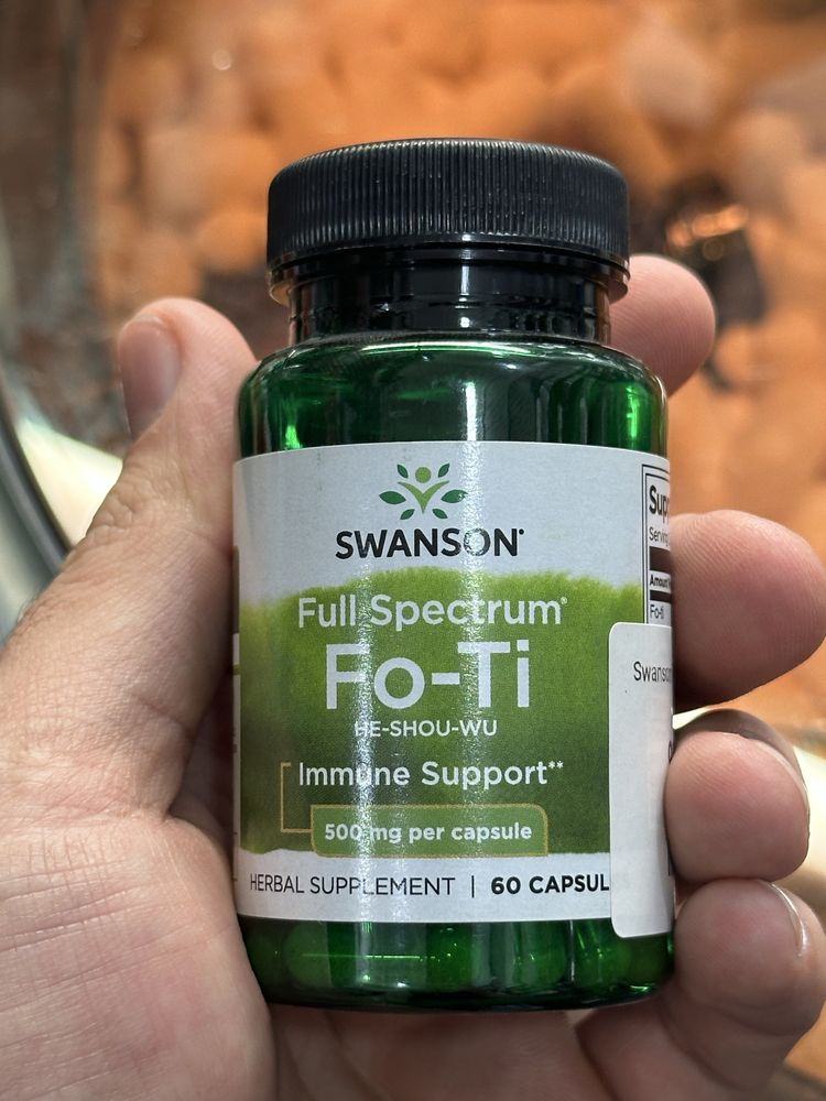Swanson Fo-Ti 500 mg 60 капсул
