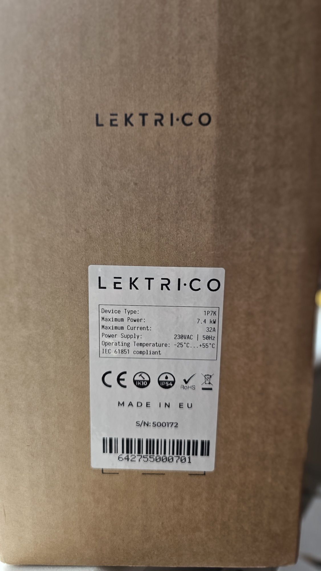 Statie incarcare auto Lektrico 7.4kw noua