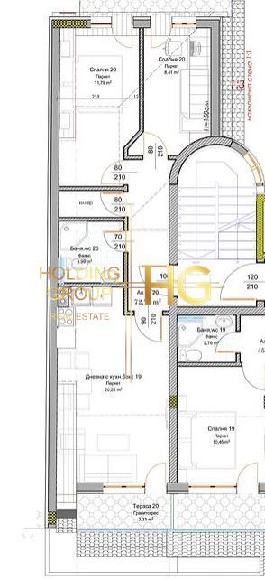 Продава се Тристаен апартамент в Варна, Левски - 88 кв.м за 1682 €/кв.м - Снимка #1