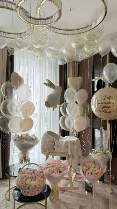 Оформление на день рождения девочки и мальчикам