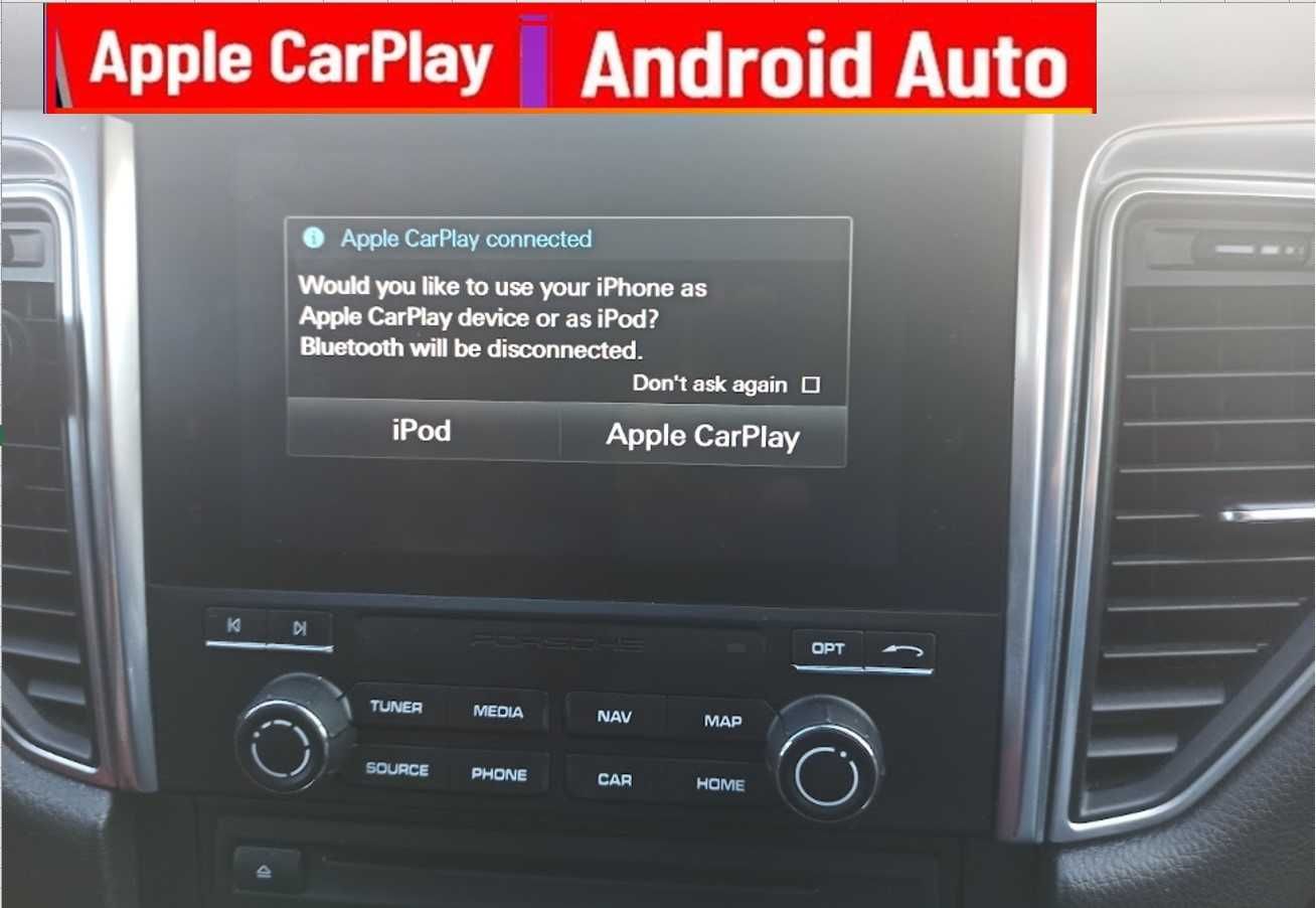 PORSCHE VIM CarPlay Android Auto цял екран Порше Panamera Full 2024map