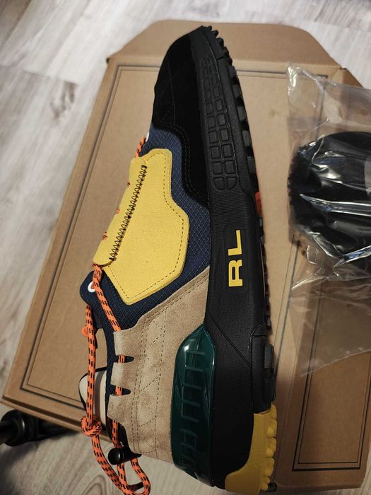 Noi în cutie! Adidași Polo Ralph Lauren PS 200 Top Navy Multi