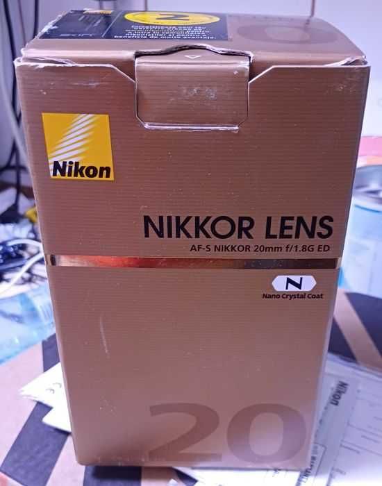 Nikon Nikkor 20mm f/1.8 G FX AF-S full frame Montura F