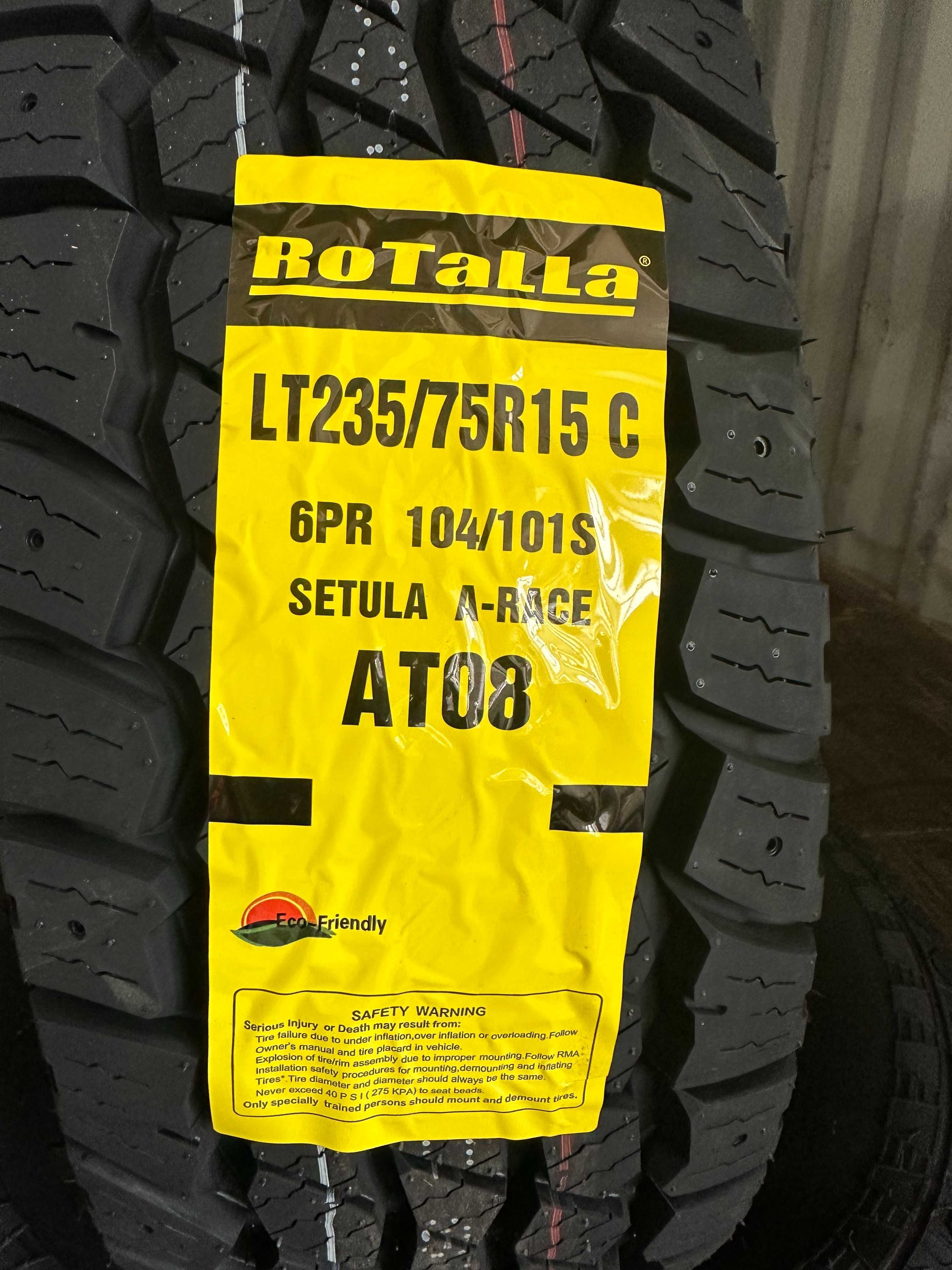 Нови джипови гуми ROTALLA SETULA AT08 LT235/75R15 104/101S НОВ DOT