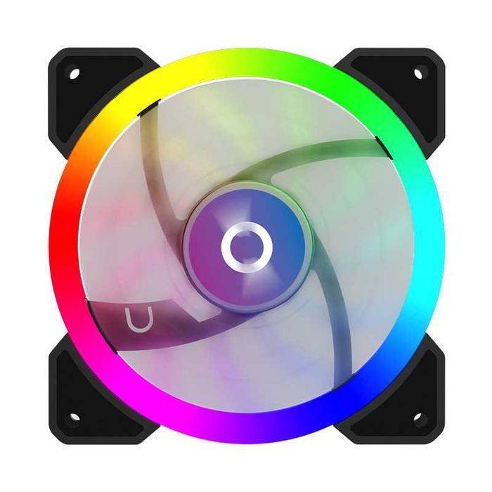 Ventilator / radiator AQIRYS Cetus 6P-12DLI16-RGB