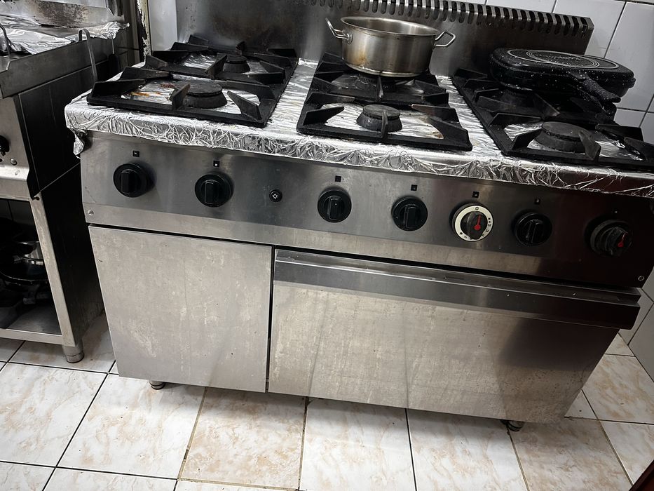 Aragaz profesional x2 si grill