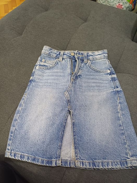 Сет дънкова пола Zara и блузка