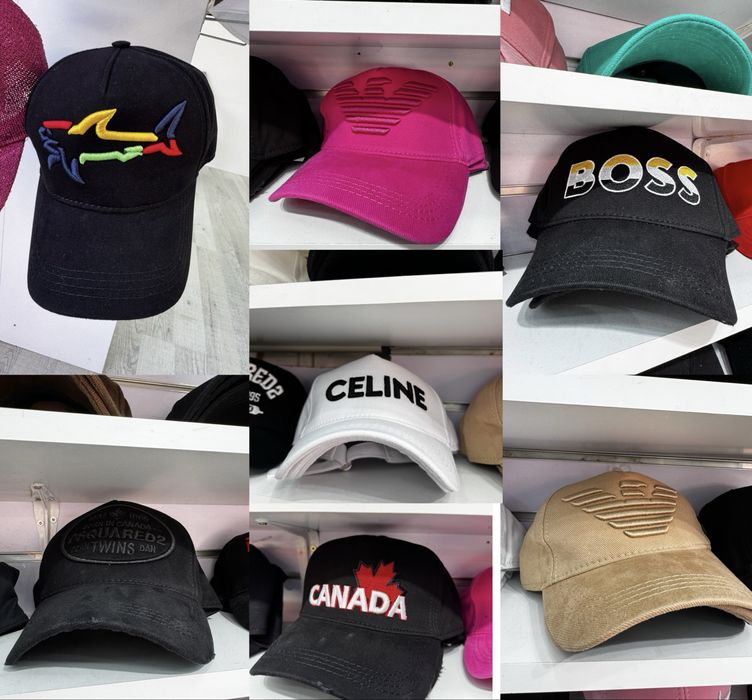 Шапки Adidas,Nike,karl,gucci,diorArmani,Under Armour,alo,DSQ2,Tommy,CK