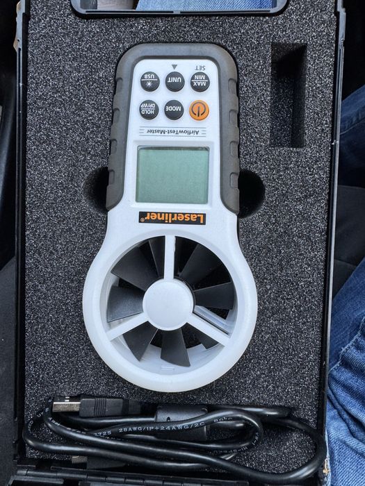 Anemometru pentru masurare debit, volum si viteza vânt 082.140A