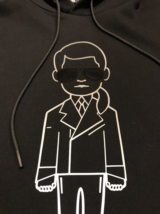 Karl Lagerfeld, оригинален суичър, Уголемен, Размер: S- пасва на М