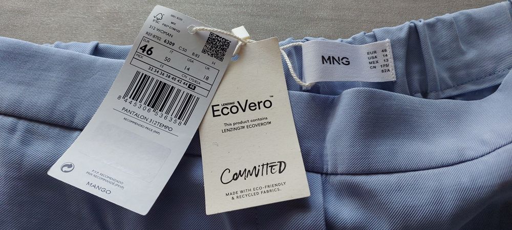 Pantaloni Mango drepți