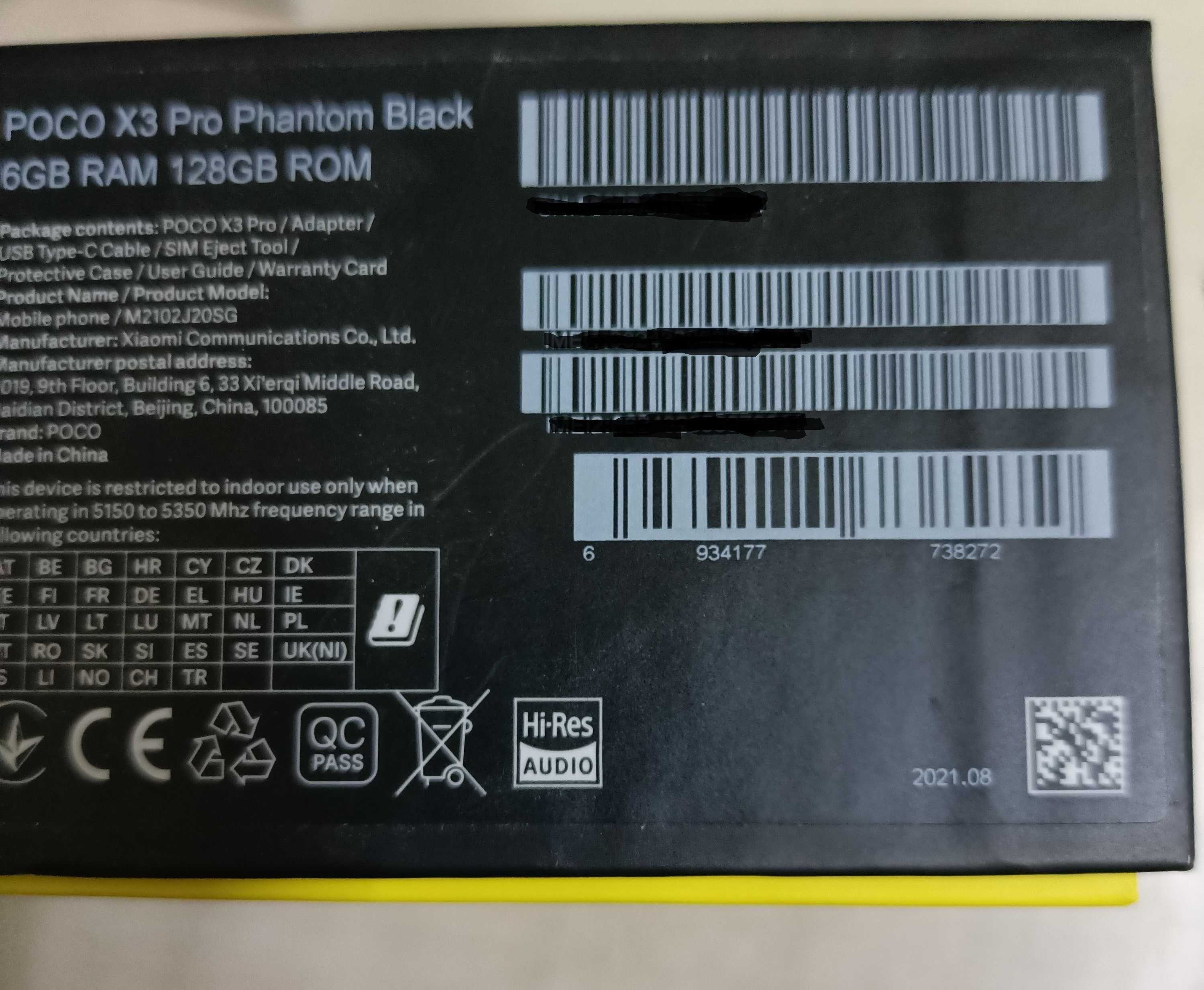 Poco X3 Pro 128/6 black