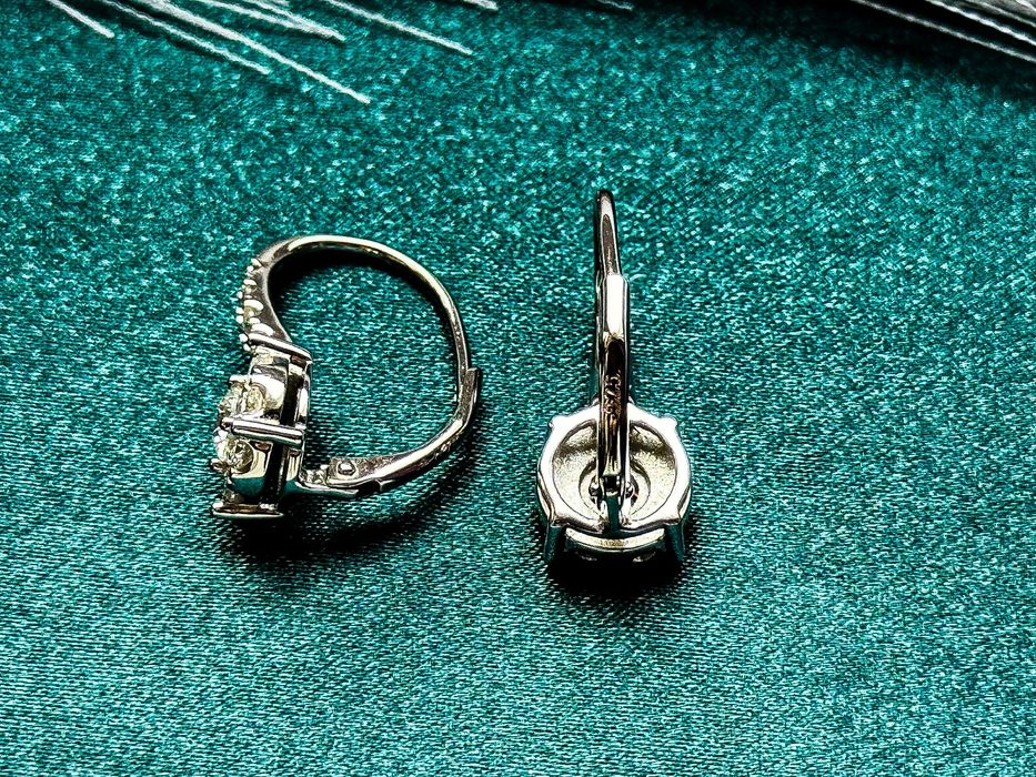 Cercei cu Moissanite