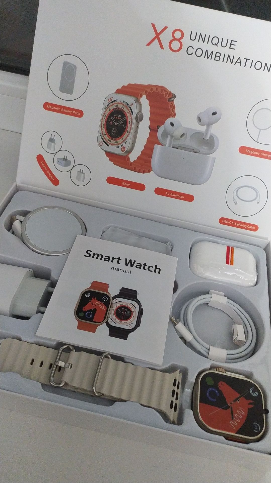 Smart watch x8 unique combination ULTRA