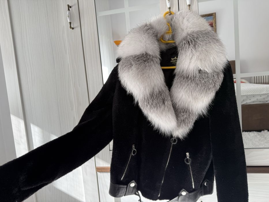 Geaca blana naturala