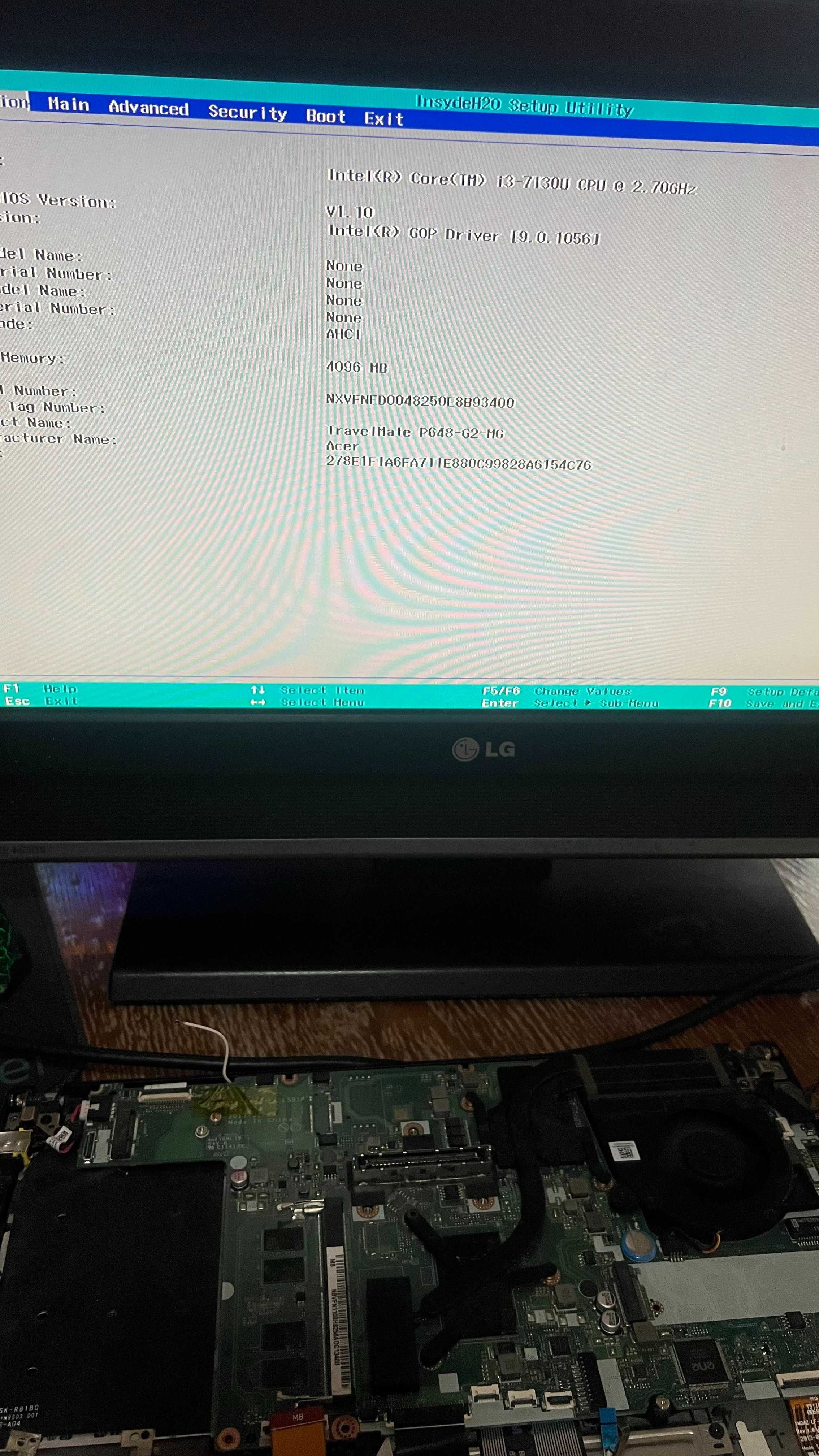 Acer TravelMate P648, i3-7130U, Nvidia GT 940MX