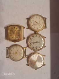 Продавам стари мъжки часовници(позлатени)