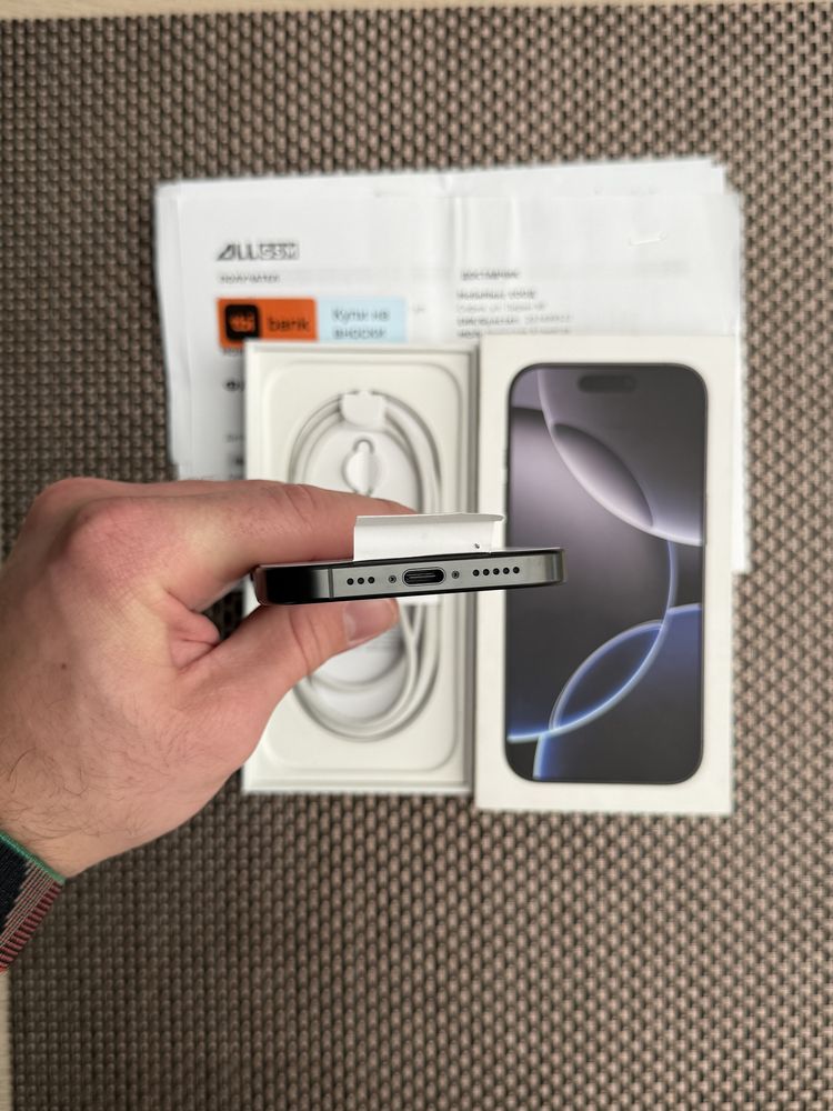 НОВ!1Tb *ЛИЗИНГ* iPhone 16 Pro Black Titanium 24М ГАРАНЦИЯ Айфон 1000G