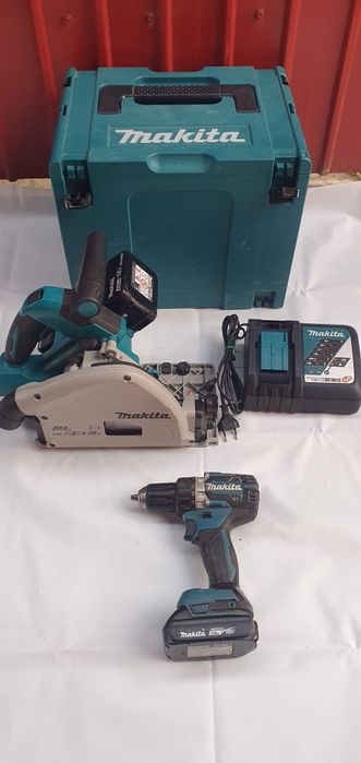 Makita DDF 484 filetanta 18V,Makita DSP600 circular cu plonjare 36V