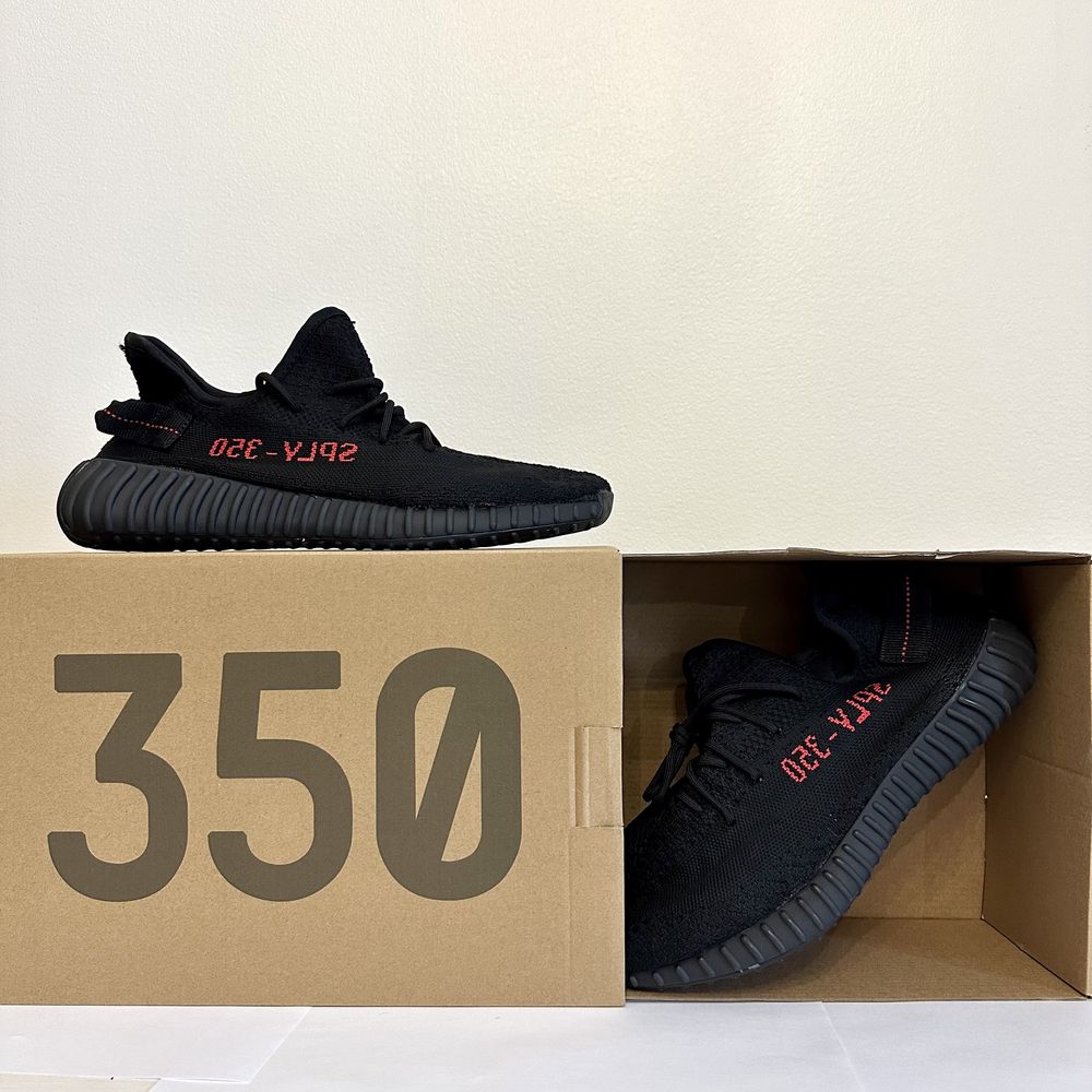 Yeezy Boost 350 V2 Bred (Black & Red)