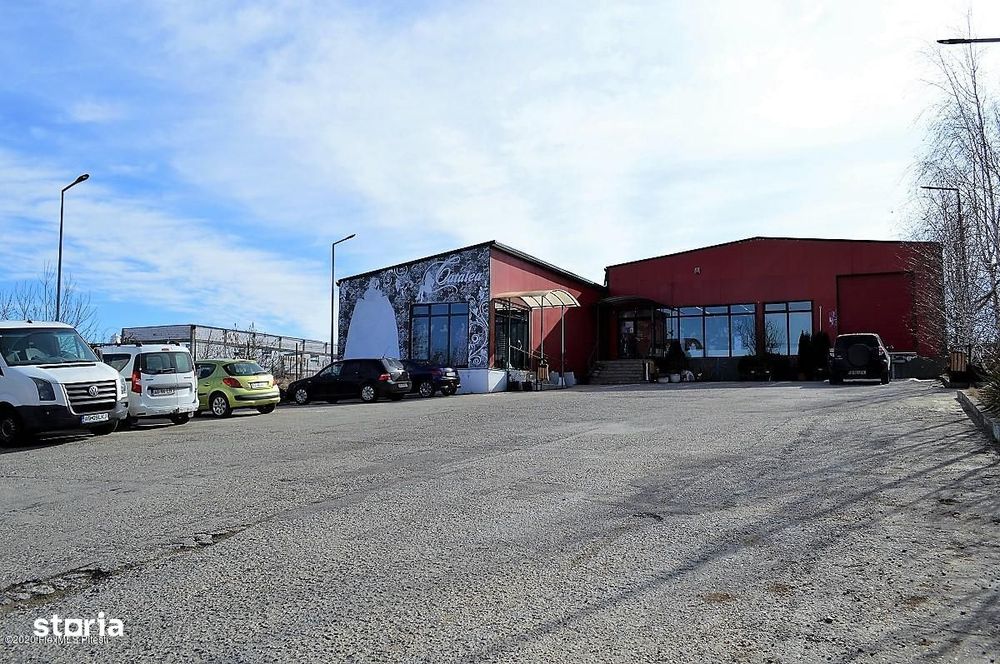 Bradu - Geamana, hala moderna 616 mp, optional - vila alaturata.