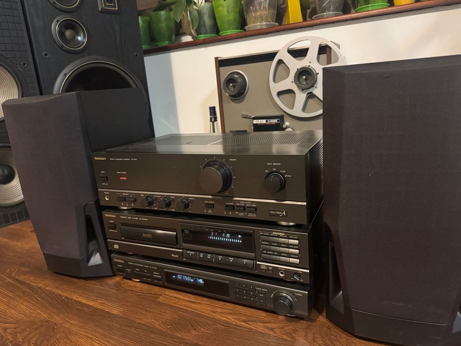 Technics amplificator cd tuner boxe