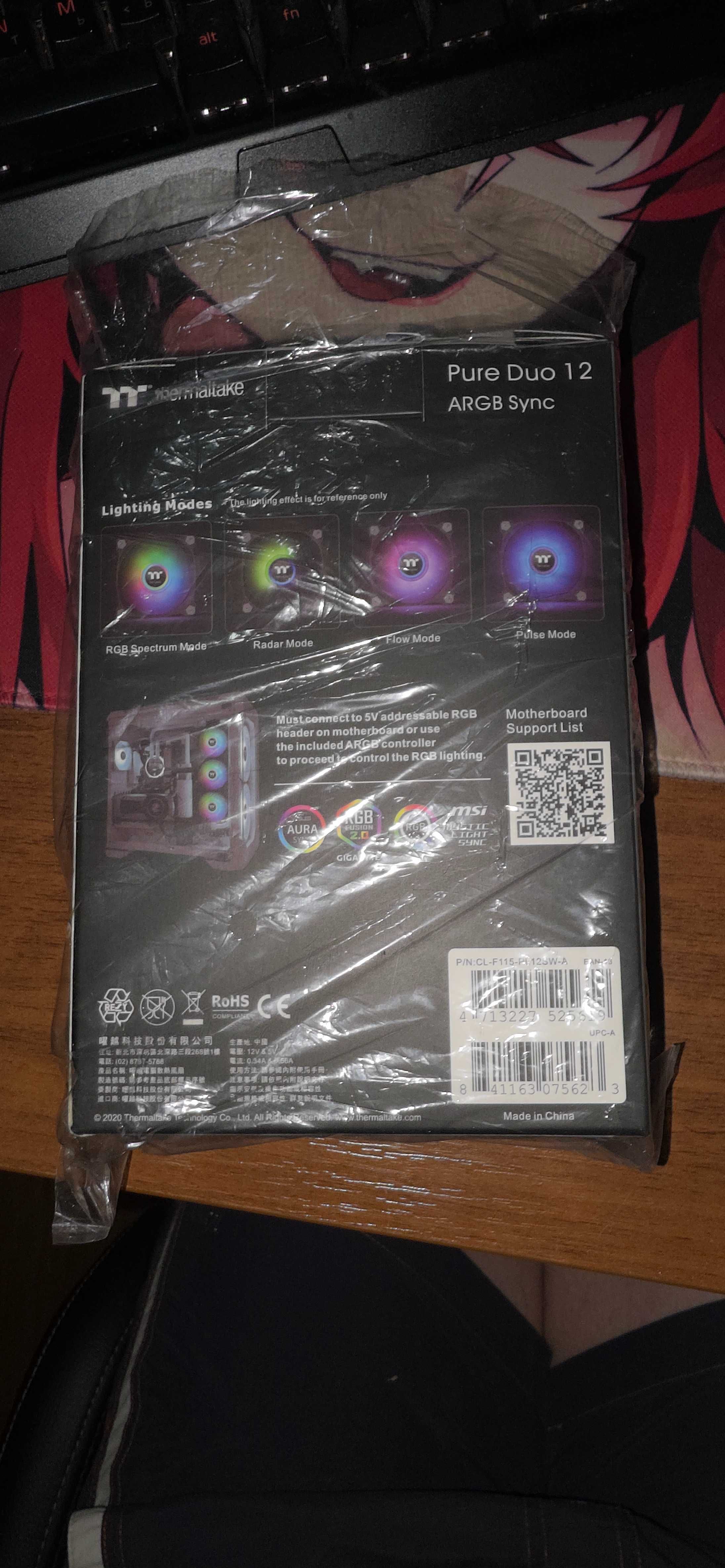 Thermaltake Pure Duo 12 ARGB — новые куллера для корпуса