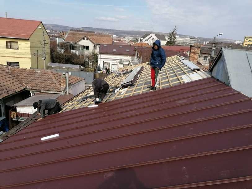 Montaj tigla ceramica, montaj tigla metalica, reparatii acoperis