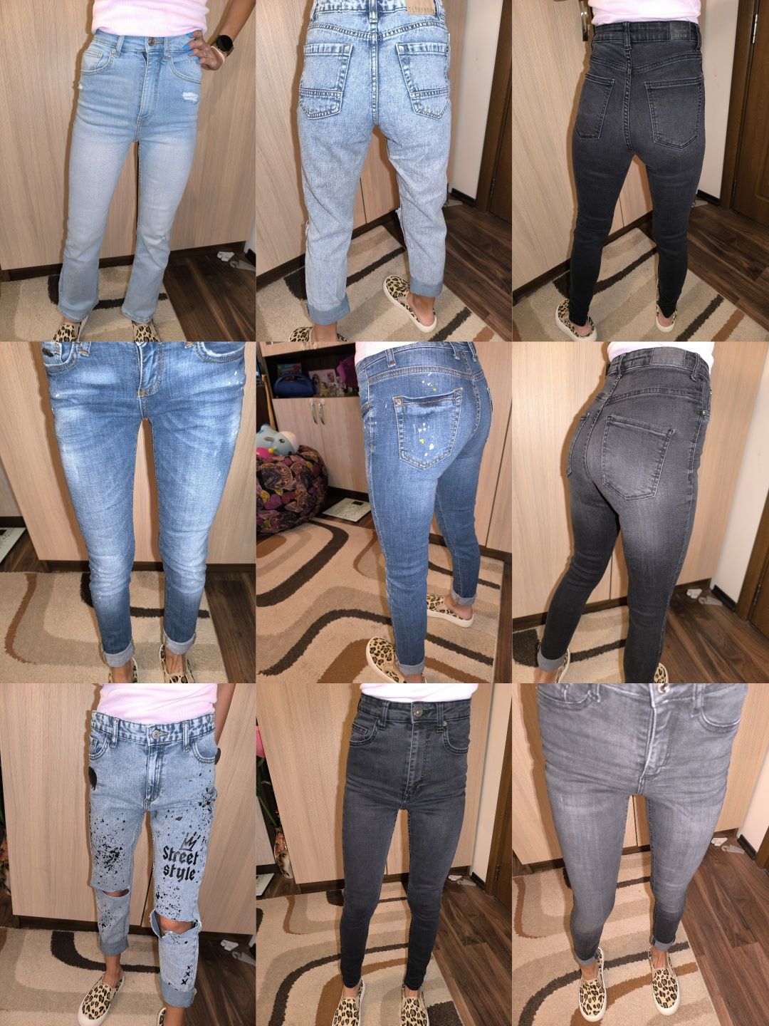 Дънки ХС размер Zara, Bershka ,Molly