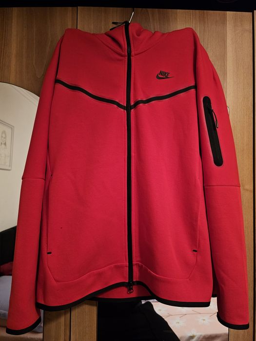 Bluza Nike Tech Fleece roșie