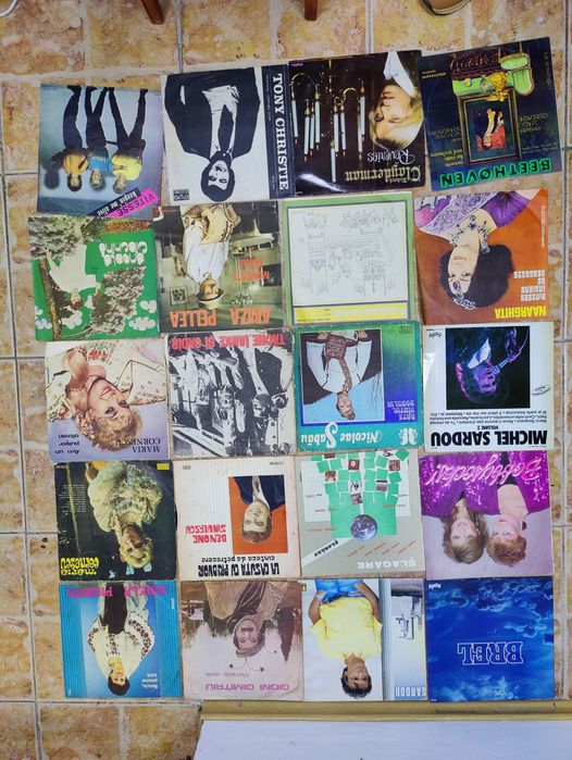 Viniluri cu muzică ușoară, populara și lăutăreasca