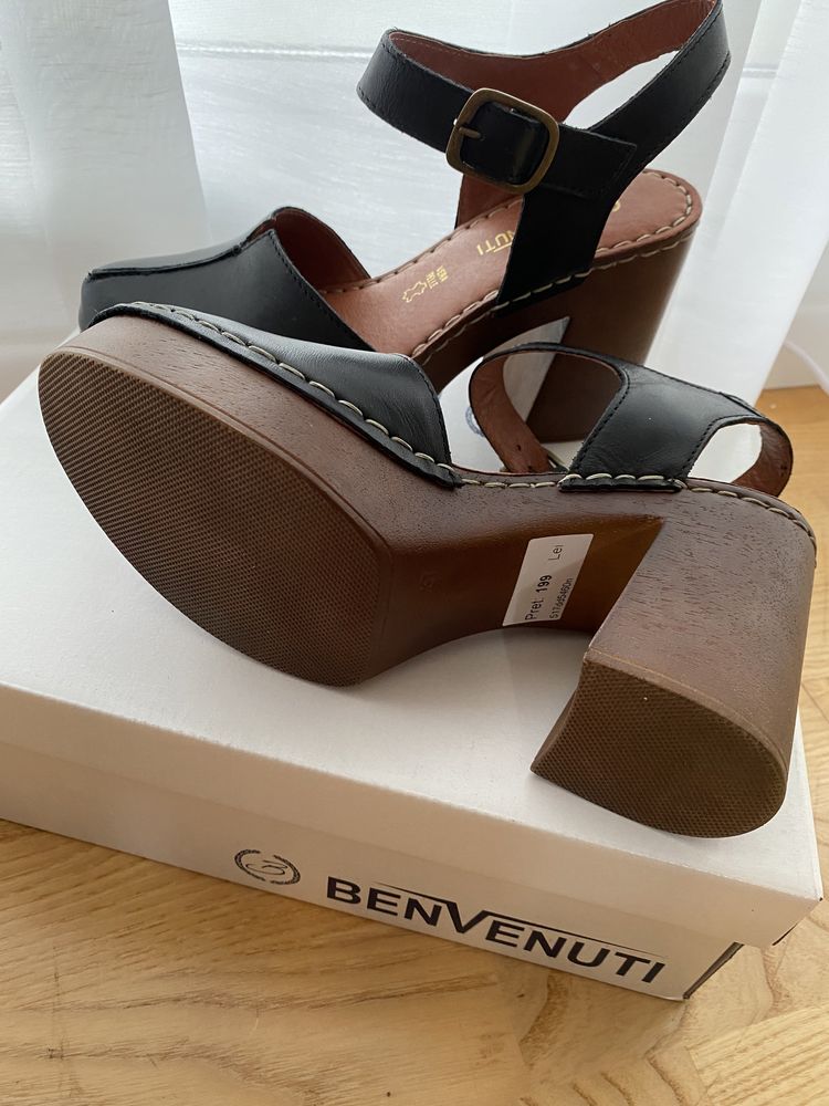 Botine piele Benvenuti 37