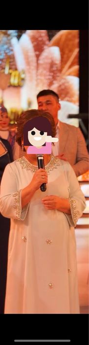 Вечернее платье с камнями