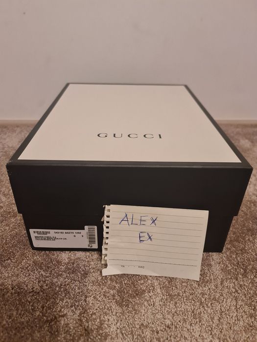 Vând - sneakersi Gucci Flashtrek - originali - noi - 43