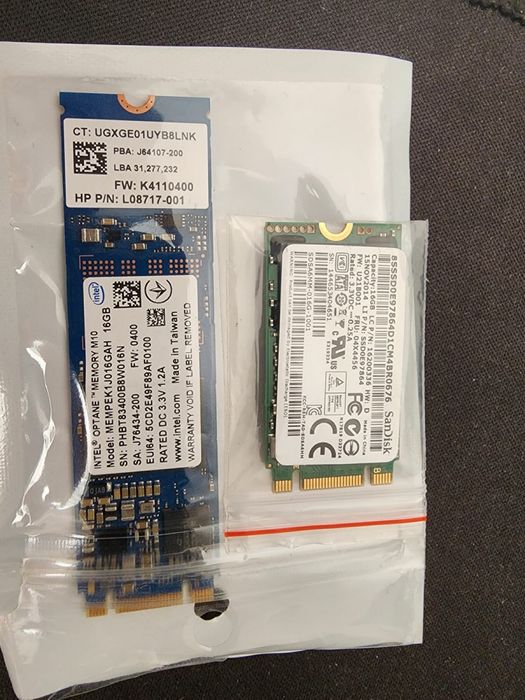 SSD M2 ,16Gb ,NVME.