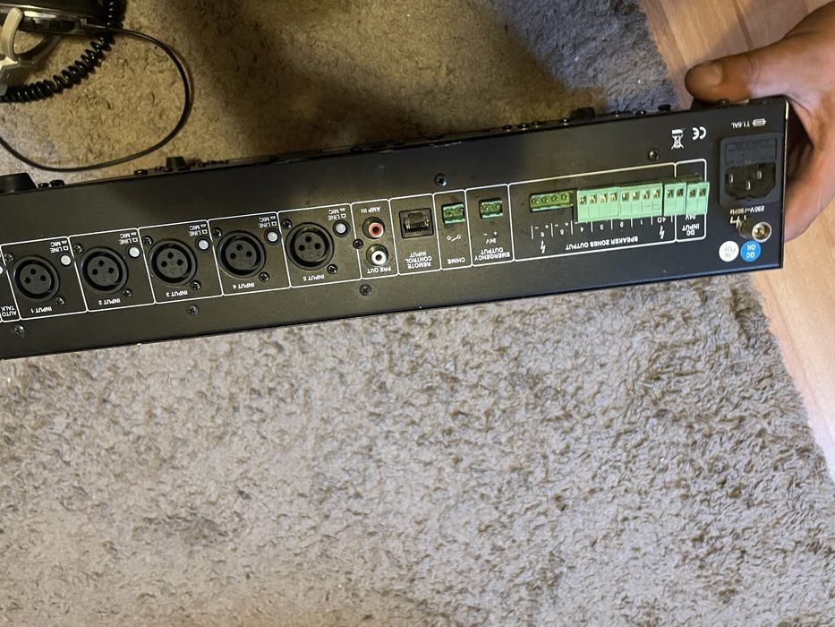 Monacor pa 1206 amplificator 6 zone DEFECT