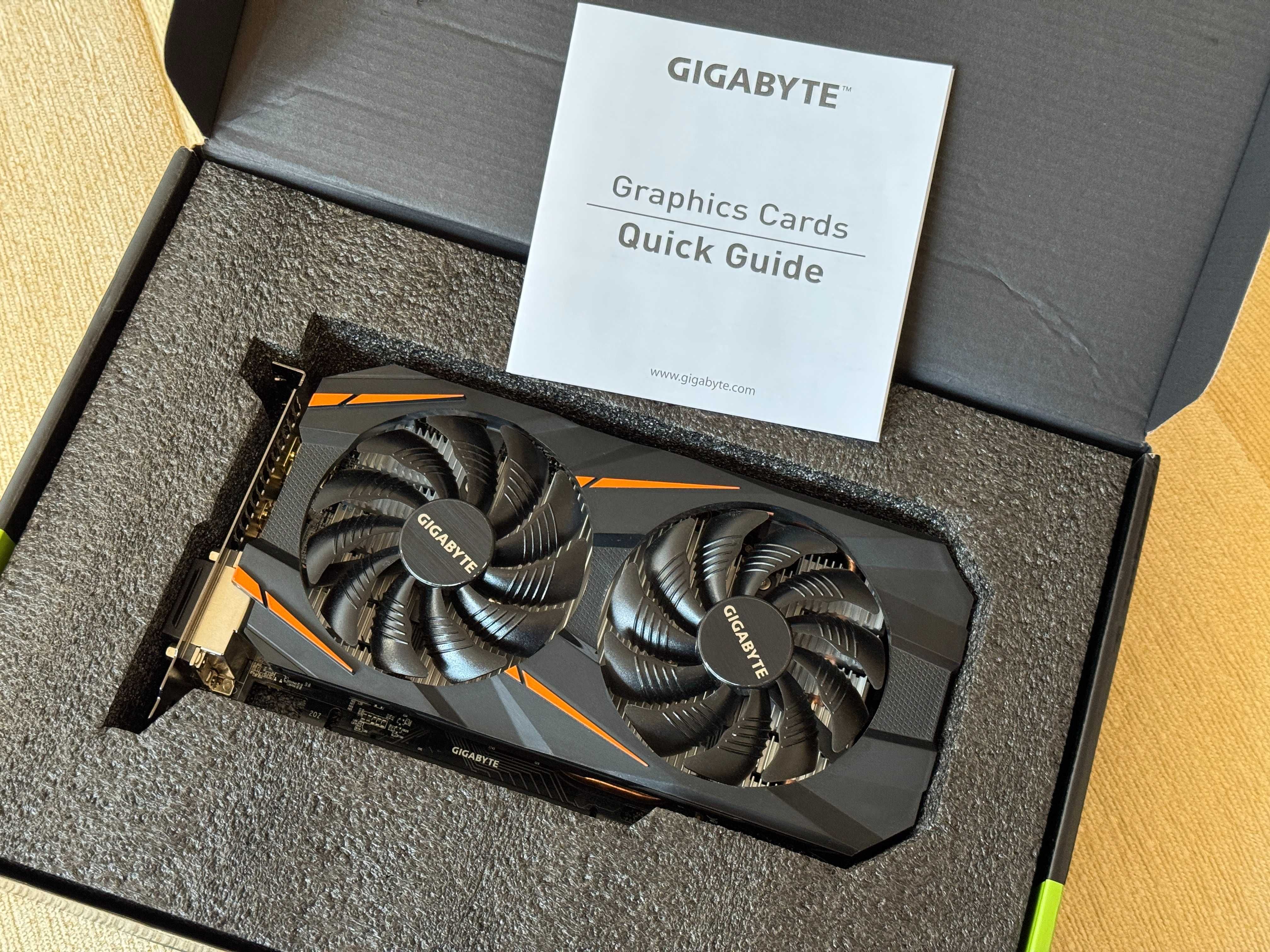 placa video Gigabyte GTX 1060 Windforce 3Gb 192 bits