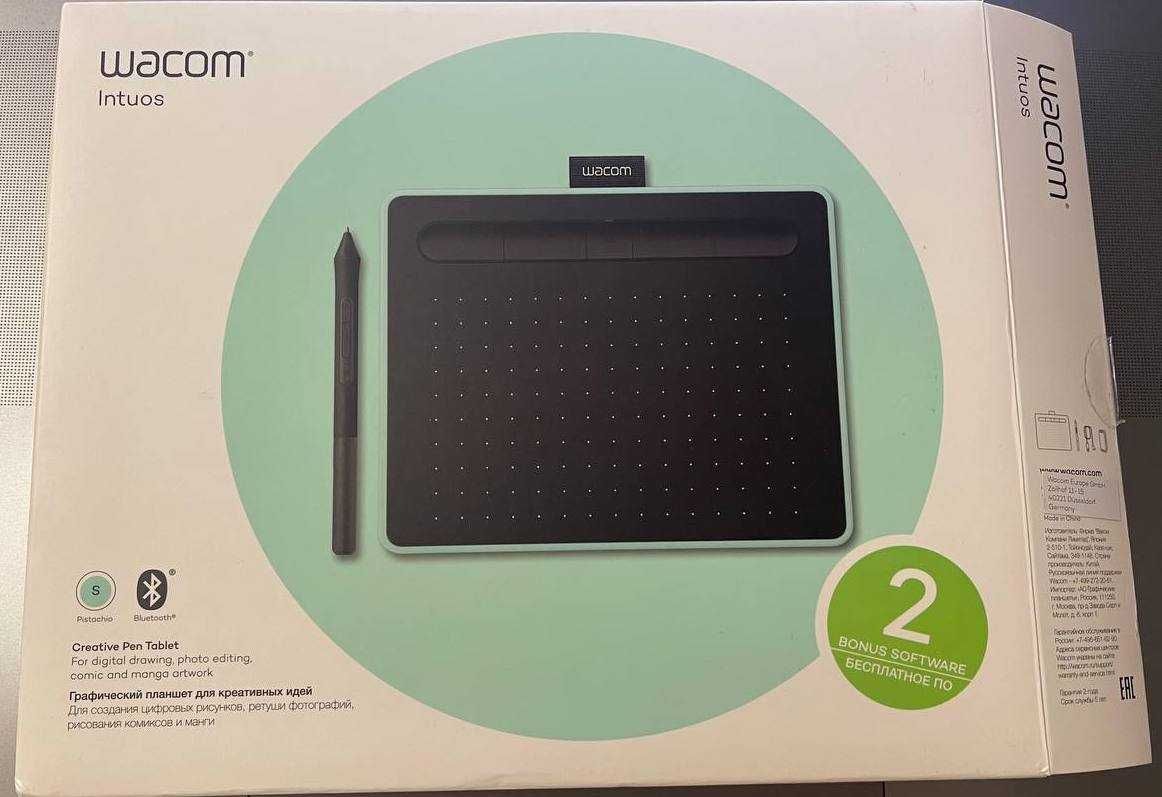 Графический планшет Wacom Intuos S (Small) Bluetooth