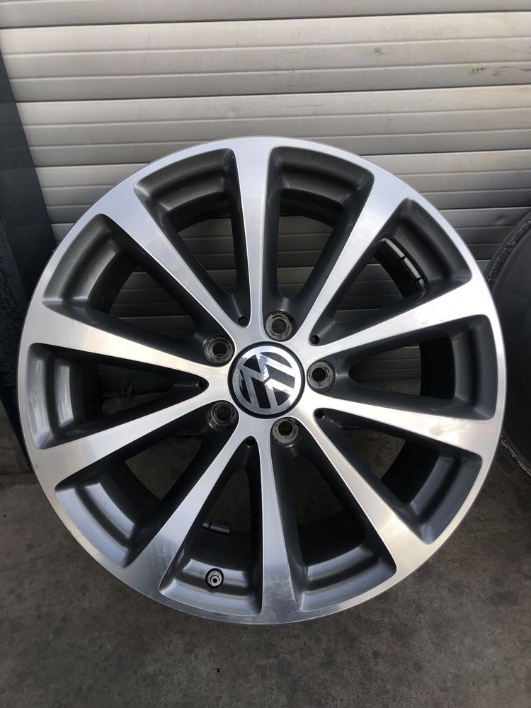 jante originale pt vw pe 17 bicolore 5x112