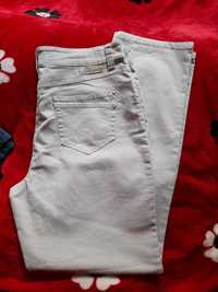 Blugi Jeans dama, gri deschis, MAC, talie normala, cu elastan, XL -46