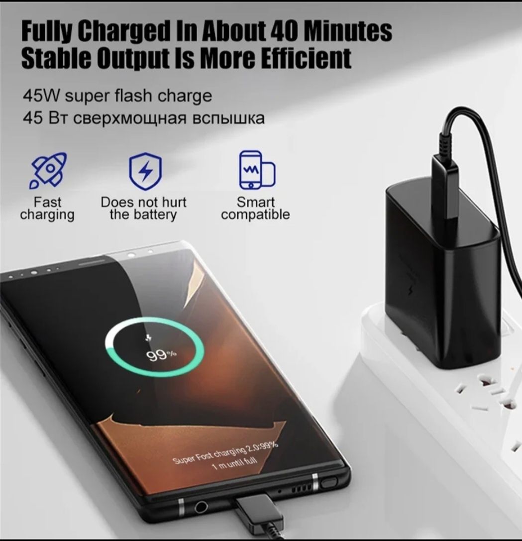 Incarcator Samsung Tip-C Super Fast Charge 45W