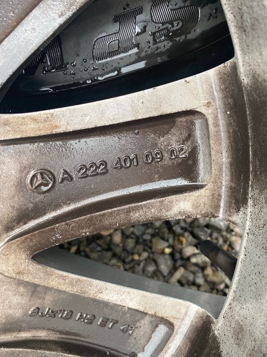 Оригинални джанти с отлични зимни Dunlop 245/50/18 Mercedes S ,Е,CLS,V