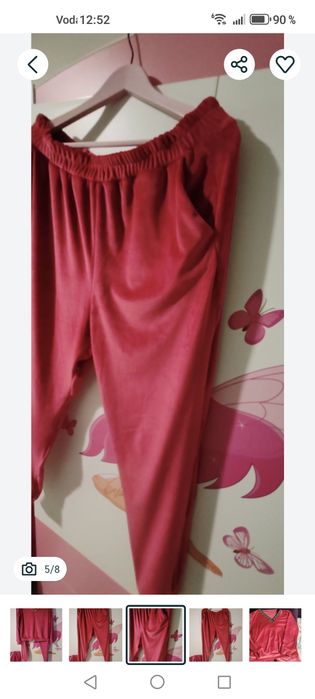 Trening dama din velur 46