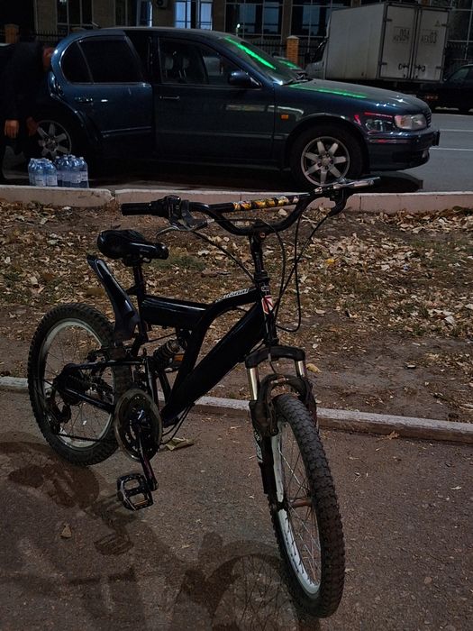 Велосипед, двухподвес.