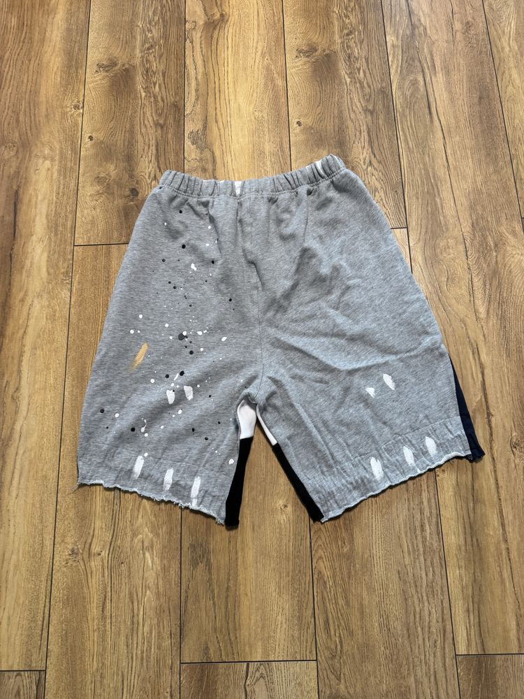 Gallery Dept Hand-Painted Light Grey Shorts