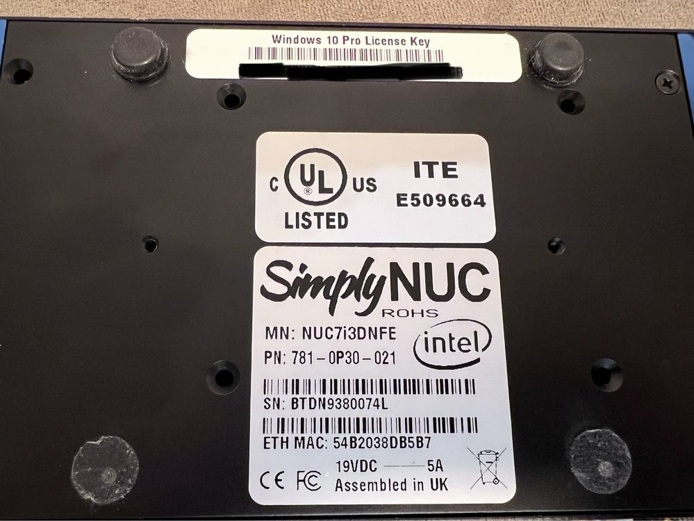 Мини PC Intel Simply Nuc i3 7th Gen