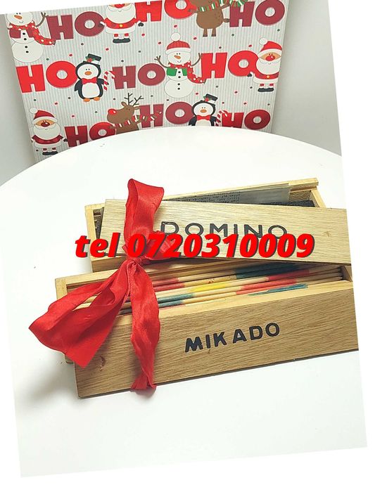 Pachet Craciun  Joc Marocoo mikadoSi Domino  Transport Gratuit